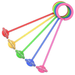 Children's Adult Parent-Child Five-Color Fitness Flash Bouncing Ball Jumping Ball One-Foot Shake Ball Foot Jumping Ball Toy