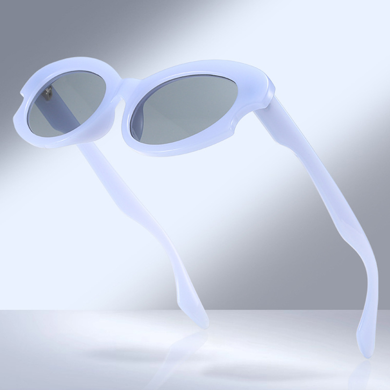 Gafas de sol de ojo de gato Y2K color caramelo, moda femenina, marco pequeño, gafas de sol de tiro callejero al aire libre, venta al por mayor transfronteriza europea y americana