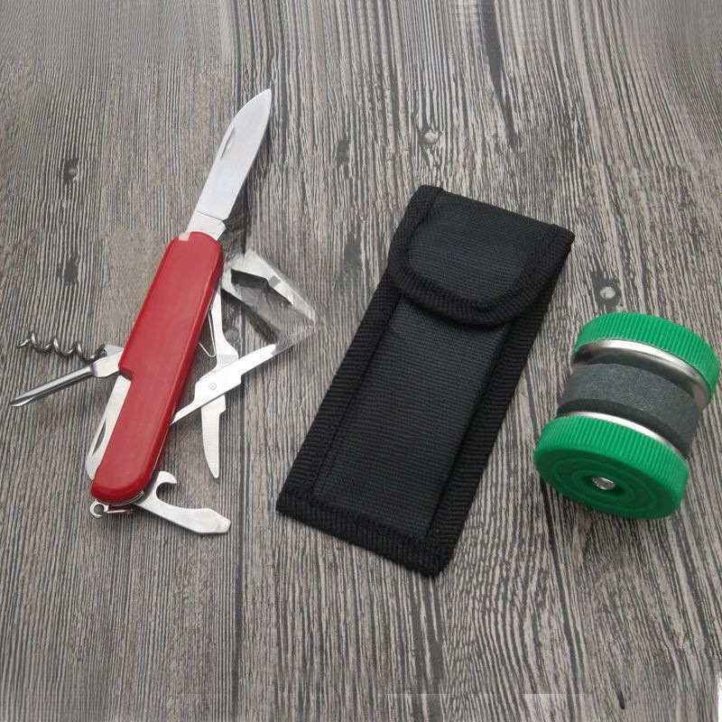 多功能瑞士小刀户外随身迷你刀具野营便携折叠组合工具水果刀军刀