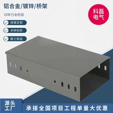 现货供应槽式防火镀锌桥架  钢制金属配件喷塑梯式不锈钢电缆桥架