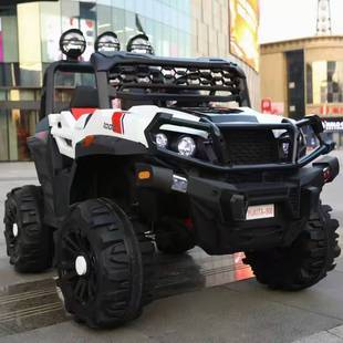 Children's electric car four-wheel sitting adult toy car four-wheel drive off-road vehicle two-person baby electric car stroller