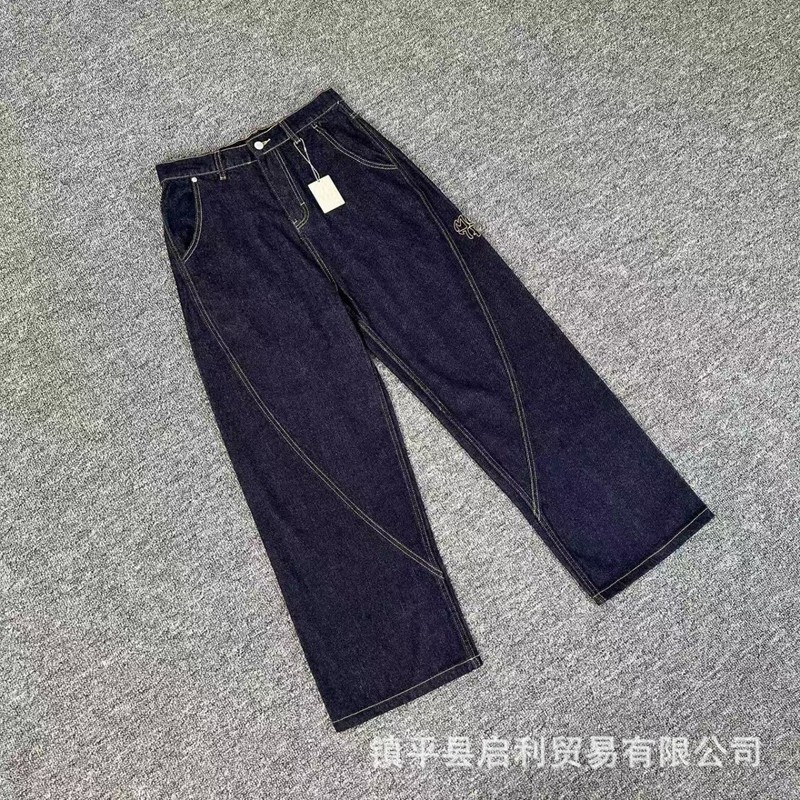 跨境外贸潮牌mertra刺绣字母卫裤高街嘻哈说唱街头宽松休闲长裤男|undefined