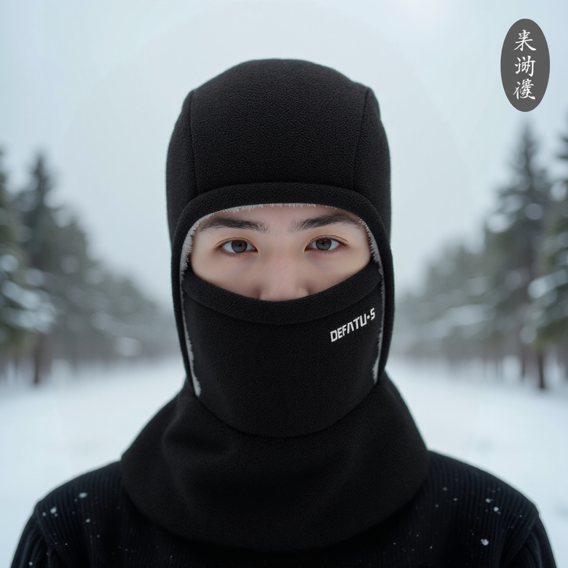 Winter Hat for Men: Cycling Thermal Essential, Windproof Mask with Fleece Lining, Thickened Cold-Proof Electric Scooter Neck Warmer Integrated Headgear
