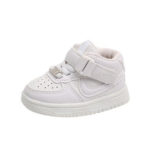 Mid-top children's sports shoes for boys and girls casual sneakers  autumn new anti-slip baby shoes toddler shoes