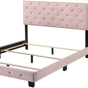 Bedroom Category Modern Creative Soft Bed Frame Leather and Fabric Can Be Customized