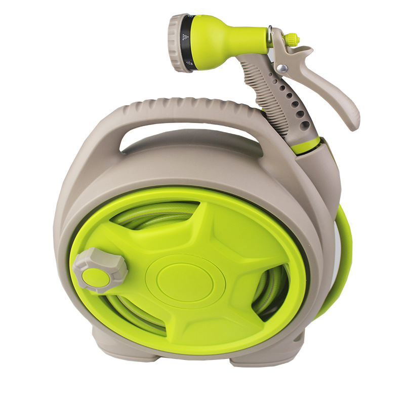 封闭式手提水管车套装浇花洗车洒水灌溉水管软管整套园林园艺喷头