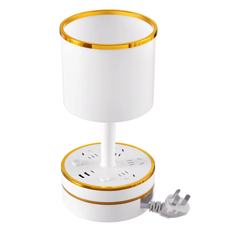 Multifunctional Table Lamp Socket, USB Charging & Cable Storage, Multi‑plug 0.8–4.8 m