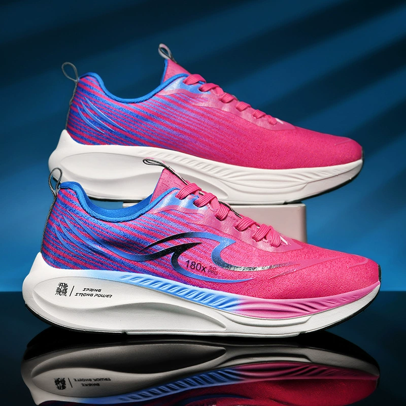 Весенняя новая дышащая мужская и женская студенческая молодежная тренировочная спортивная обувь с амортизацией и отскоком, профессиональные гоночные кроссовки для мужчин