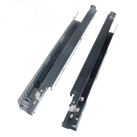 genuine goods BLUM Blum Damping Bottom Rail Hidden Slide Rail Full Pull-out Rebound Track Buffer Drawer Press Three Sections