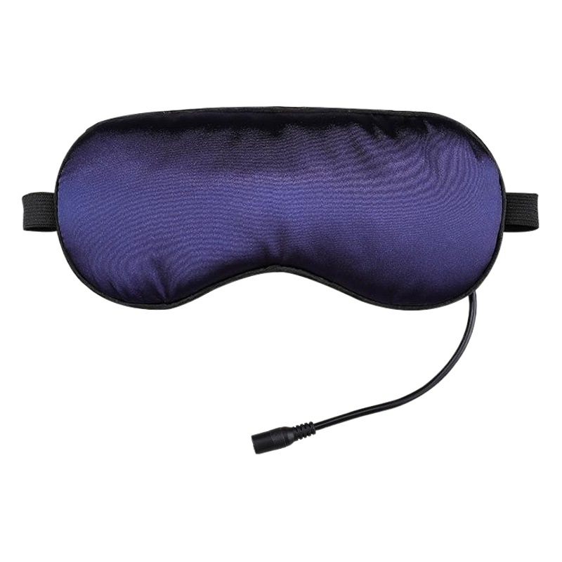 Fábrica USB calefacción eléctrica máscara de ojo de vapor hogar tradicional medicina china compresa caliente máscara de ojo tela de seda máscara de ojo de sueño al por mayor