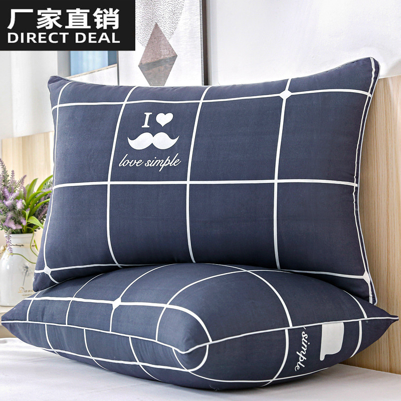 Fábrica de ropa de cama al por mayor almohada baja almohada de alumno núcleo de almohada casero único núcleo de almohada doble núcleo de almohada baja