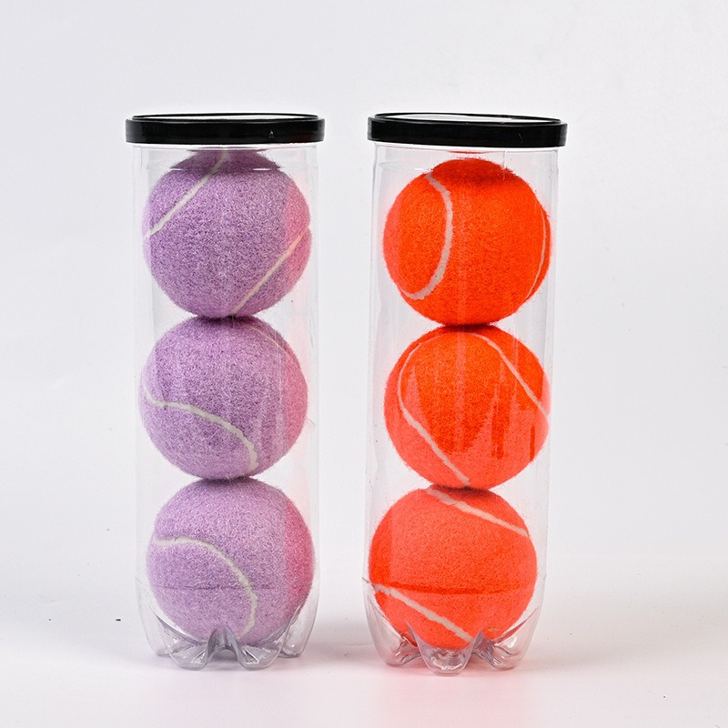 High Elasticity, Wear-Resistant and Impact-Resistant, Special Competition-Grade Tennis Balls with High-Quality Rubber Core for Stable Flight Trajectory and Synthetic Fiber Wool