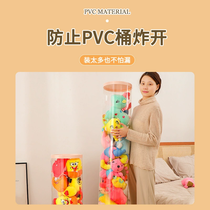 Doll, capacious plush rotating storage system PVC