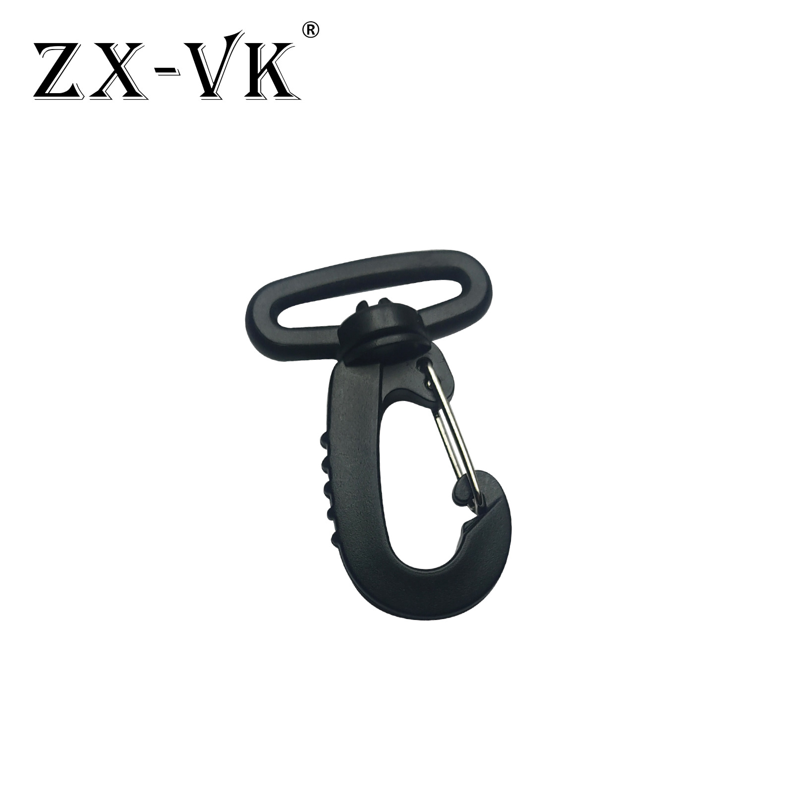 Suministro de accesorios para equipaje en stock del fabricante: etiquetas de plástico para perros, ganchos giratorios, ganchos para correas de hombro, mosquetones de plástico para mochilas.