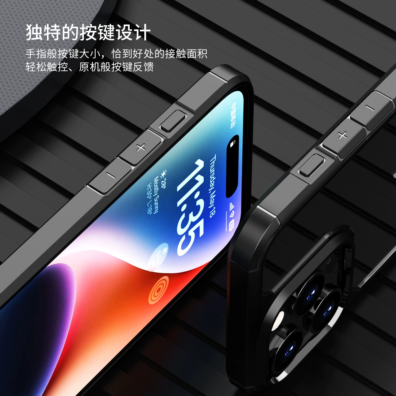 Прозрачный чехол для телефона (совместим с iPhone 15), TPU + твердый ПК, антицарап, для 15/15 Pro/15 Plus/15 Pro Max
