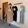 夏季外穿宽松短袖连衣裙