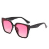 Metal black fashionable children's glasses, sunglasses, 2021 years, Korean style, internet celebrity