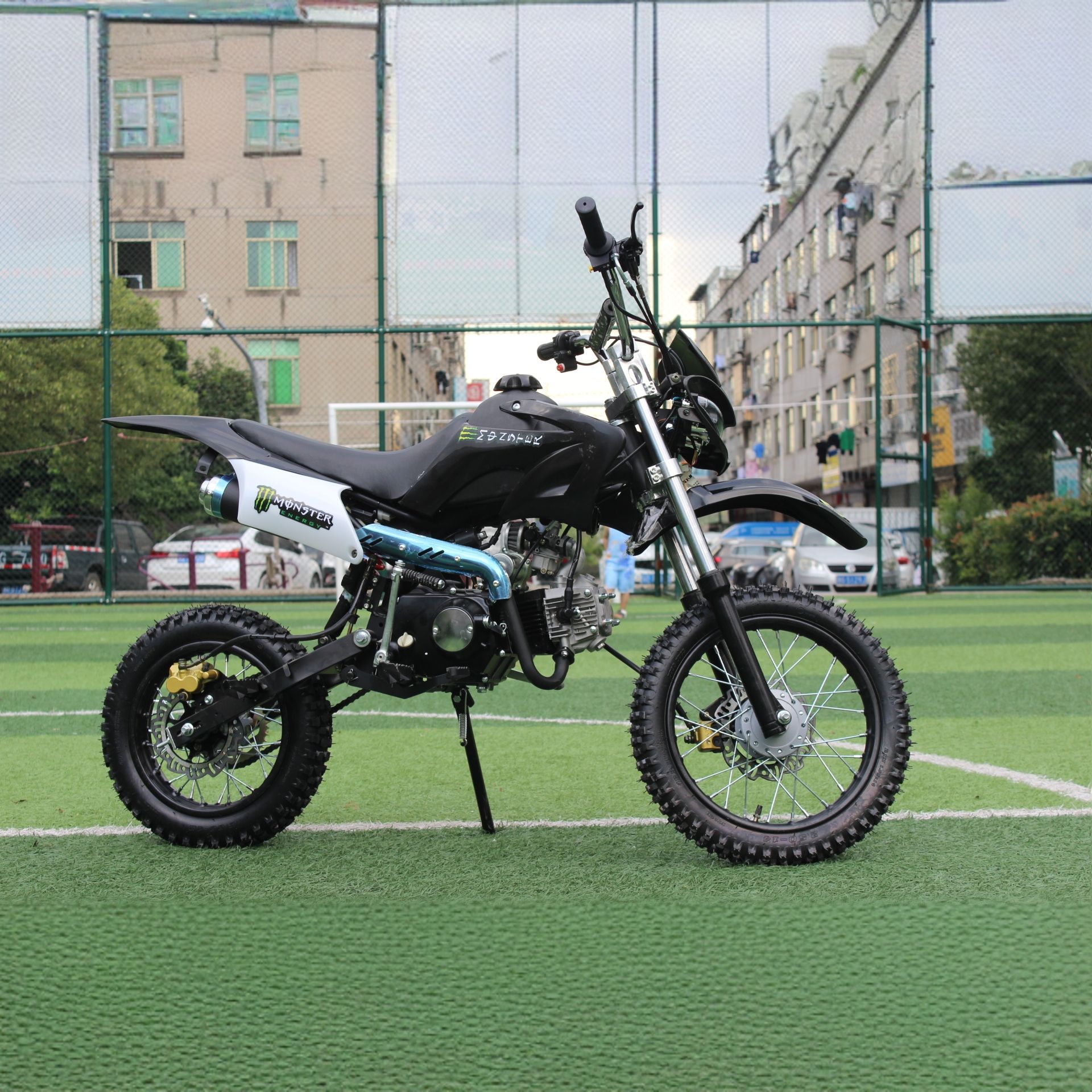 Small Off-Road Mountain Dirt Bike Fuel-Powered Two-Wheeler 125Cc All-Terrain Mountain Dirt Bike