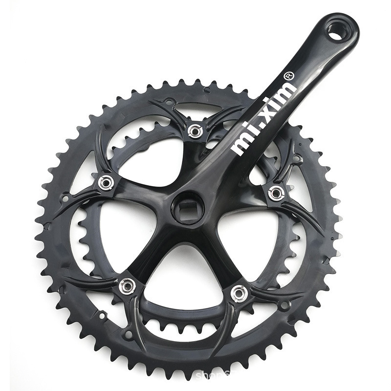 Mi.xim vehículo de carretera BMX vehículo plegable 39/53 dientes de doble disco de dientes de disco medio de disco grande de dientes de doble disco