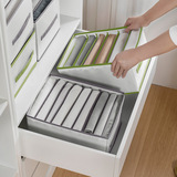 Брюки для хранения вещей, гардероб, многослойная коробка, бытовая корзина, перегородка для одежды, сумка для хранения, джинсовая перегородка, организация одежды D