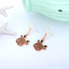 Accessory, Christmas earrings, European style, wholesale