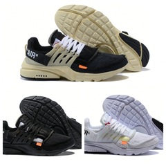 連名白黒Air prestoqsメッシュスポーツシューズ男性カジュアルファッション軽量ランニングシューズカジュアルシューズ女性