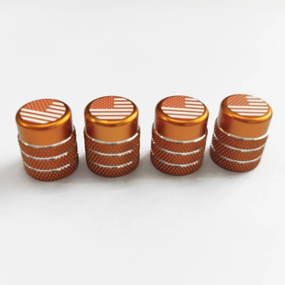 Other Automotive Interior Supplies – Haoying CRV-shaped air outlet decorative - air-outlet-ring-us-national-flag-orange-4-piece-set