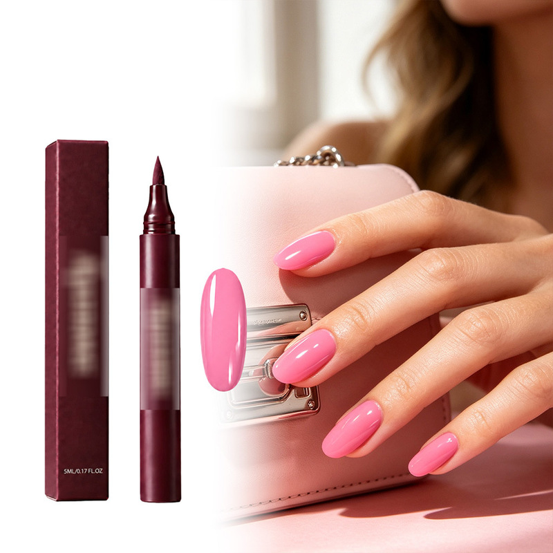 Nail art painting brush (bright pink) for even color application, creating unique and personalized nail art designs and graffiti-style paintings Nail art painting brush (bright pink) for even color application, creating unique and personalized nail art designs and graffiti-style paintings