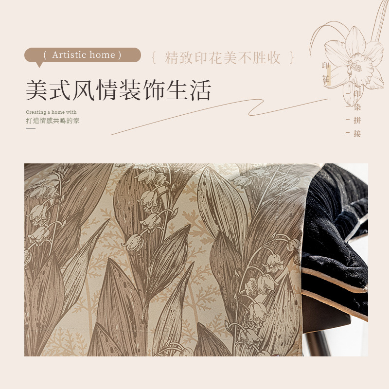 Nuevo tipo de madres y bebés gruesos Chenille cortina de aislamiento térmico de protección completa sala de estar dormitorio de lujo ligero aislamiento acústico cortina Shaoxing