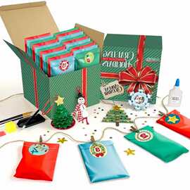 跨境热销25-Day Christmas Craft Advent Calendar2025圣诞节贺卡
