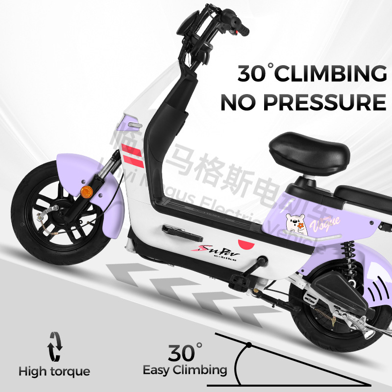 Fábrica de origen transfronteriza de comercio exterior ultra moda de automóviles de batería de dos ruedas de automóviles eléctricos de caballos de colores de automóviles eléctricos de scooter