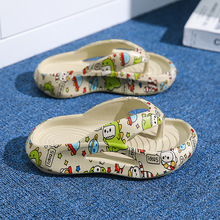 卡通儿童夹趾拖鞋男女童EVA 夏季新款创意小孩人字拖鞋儿童凉拖鞋