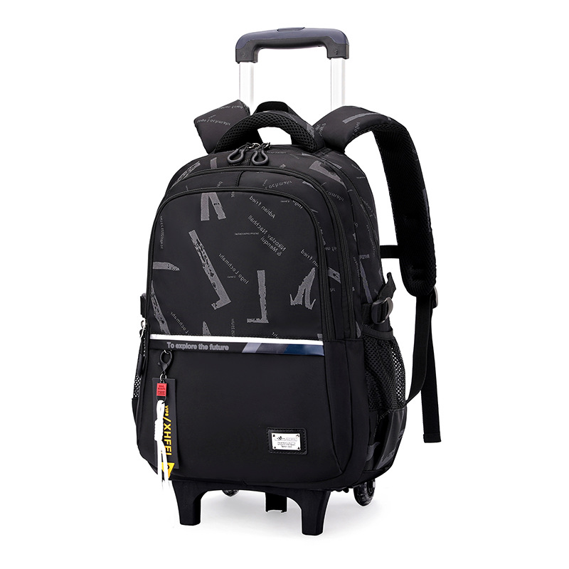 Nueva bolsa de tracción ligera para niños de escuela primaria, bolsa de gran capacidad para estudiantes de secundaria 3 - 6 grados, bolsa de escaleras