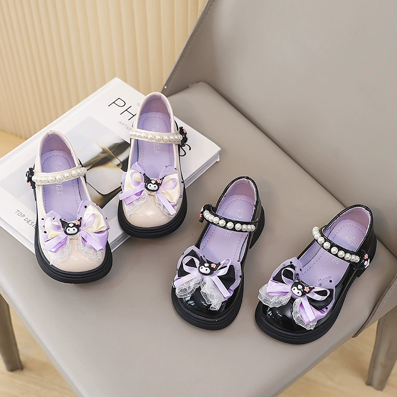 Демисезонная детская обувь для кожаных туфель для принцессы, тренд сезона, для подростков, мягкая подошва