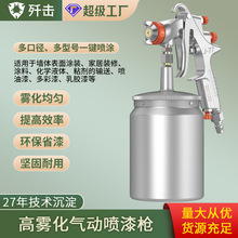 厂家直销w77w71上下壶喷漆枪汽车家具油漆家装涂料高雾化气动喷枪