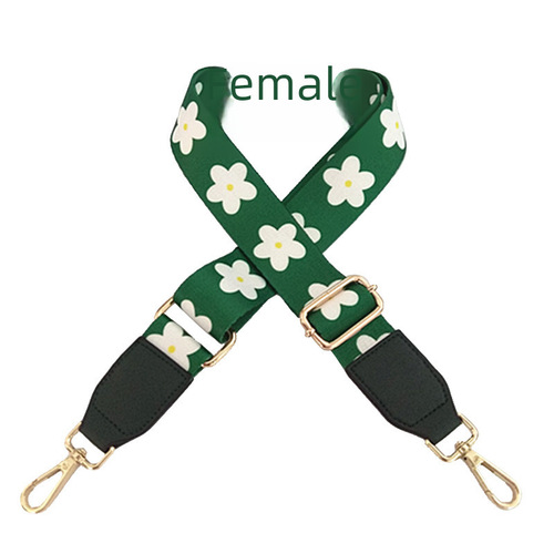 New flower shoulder strap bag accessories bag strap adjustable one-shoulder crossbody women's bag strap anti-gravity long shoulder strap to reduce pressure