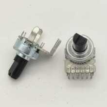 1214G双联可调电阻B10K/B50K等各种阻值一排六脚塑柄旋转式电位器