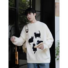 U 64890 Cartoon Cat Sweater ��ͨС؈ë�� ���R�d�羳�W��