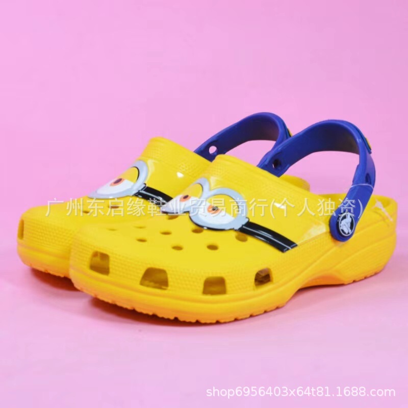 Cross2024 Minions Pikachu Pokémon Sandals Beach Clogs Boys Girls Cartoon Cute