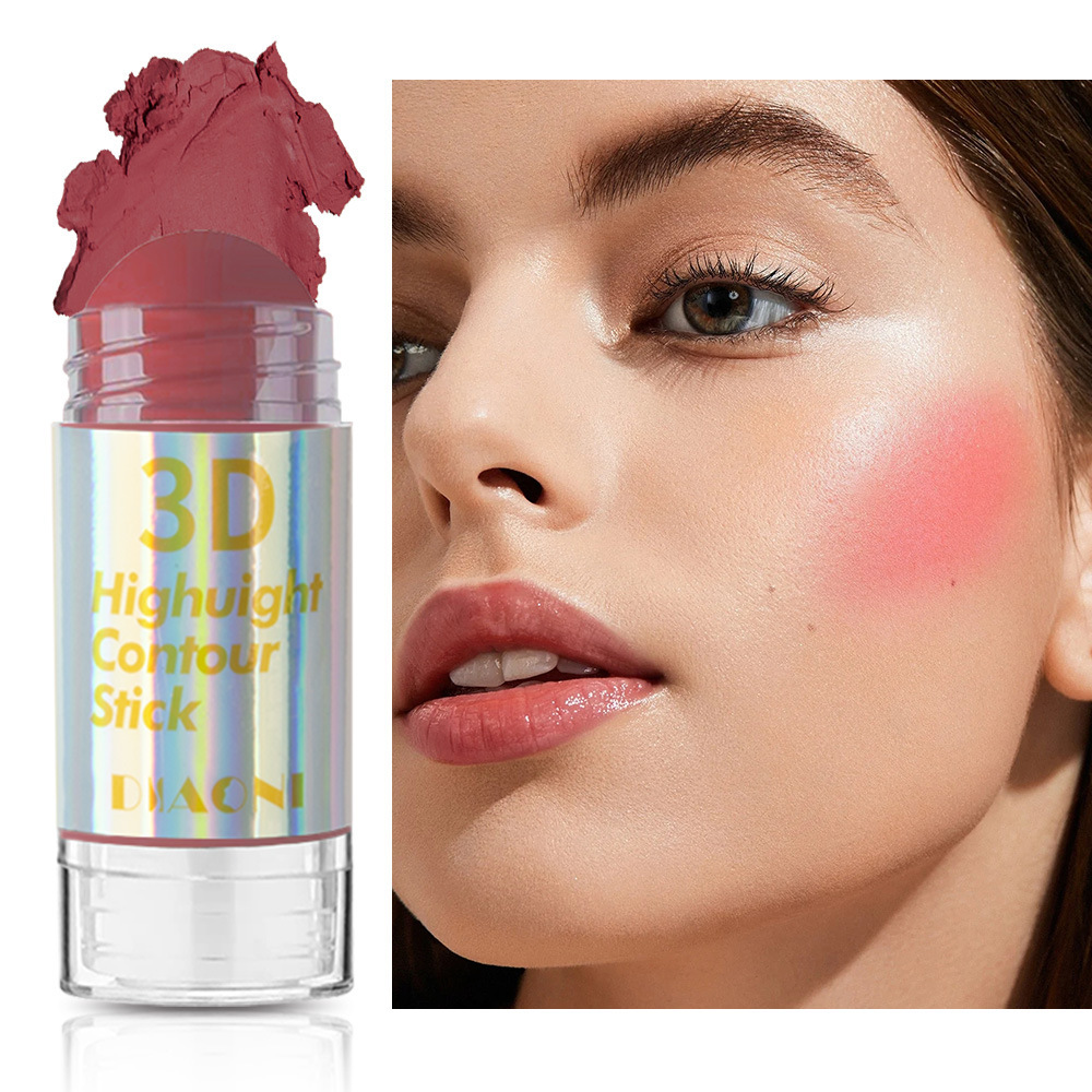 Crema de alto brillo transfronteriza, brillo fino nacarado facial, reparación tridimensional natural, brillo corporal corporal, barra de alto brillo