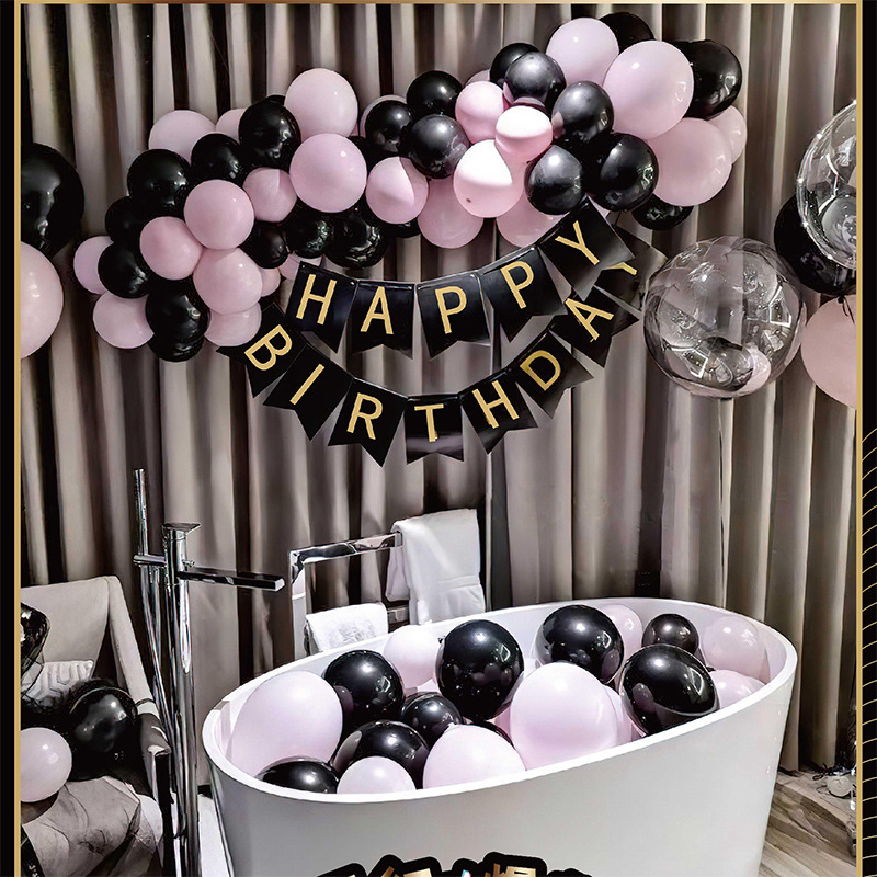 Cross border Specifically for adult Happy Birthday balloon suit birthday party Aluminum balloon latex balloon decorate Dress up