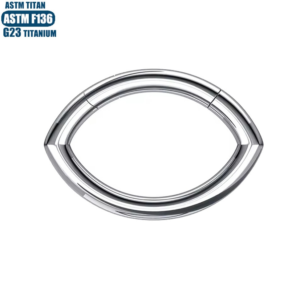 Silver pointed spike labret stud material detail