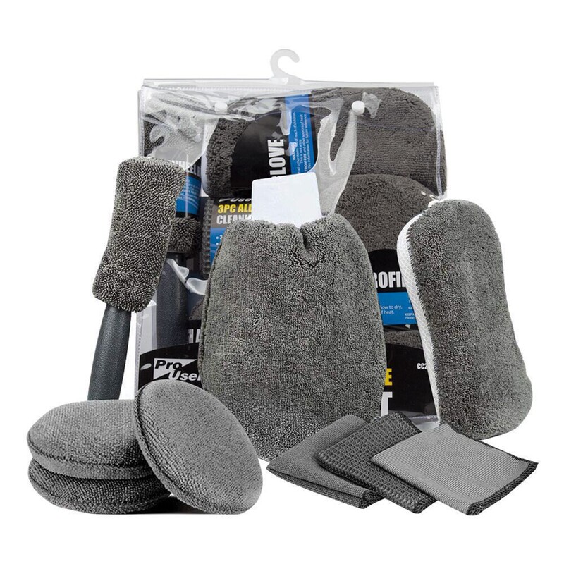 9-Piece Car Wash Tool Set, Car Cleaning Kit, Car Cleaning Towel, Polishing and Waxing, Tire Brush, Gloves, for Car Use 9-Piece Car Wash Tool Set, Car Cleaning Kit, Car Cleaning Towel, Polishing and Waxing, Tire Brush, Gloves, for Car Use
