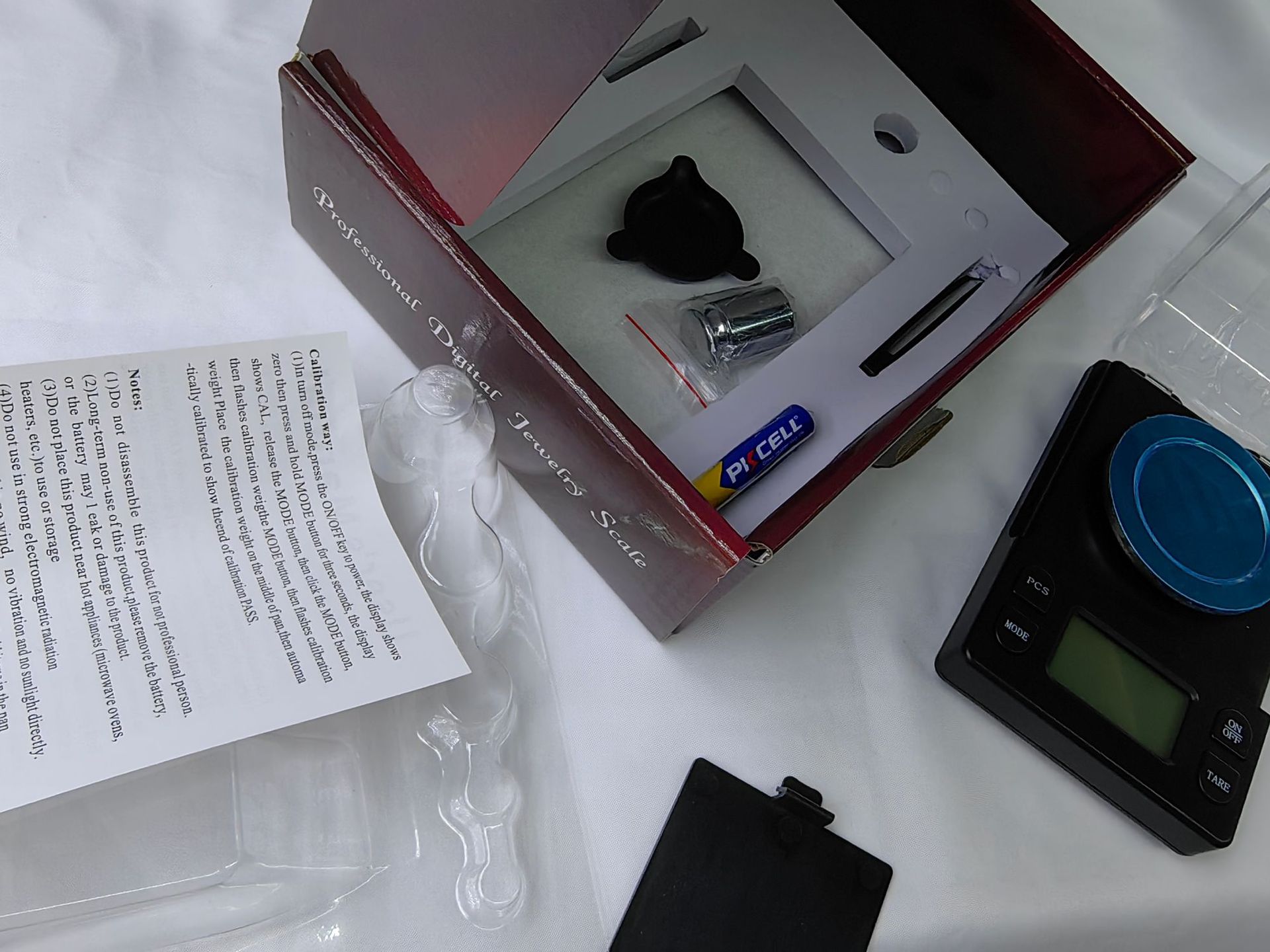 2023 nueva escala de quilates escala de joyería escala de oro escala de oro 60g / 0.001g escala de palma