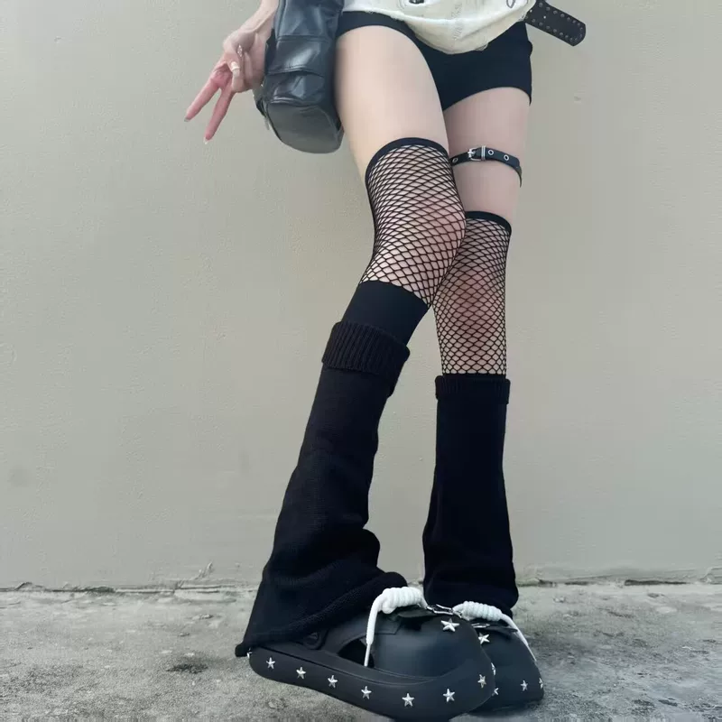 Fishing net, autumn sexy black thin socks