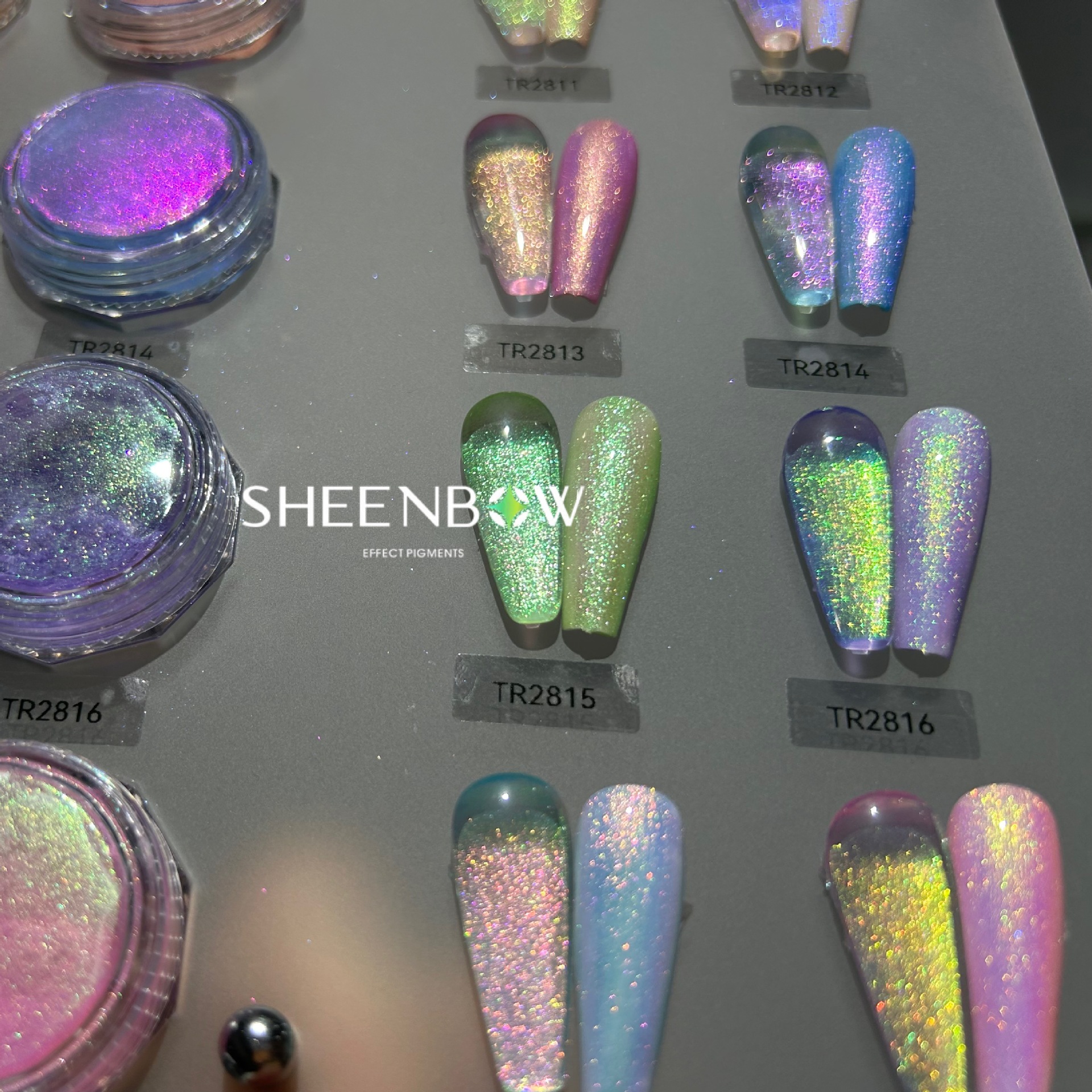 鑫铂高光0.2克彩色光学变色龙霓虹极光粉神仙美甲彩妆眼影珠光