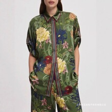 2026衬衫套装女新款欧美跨境速卖通独立POD一件定 制