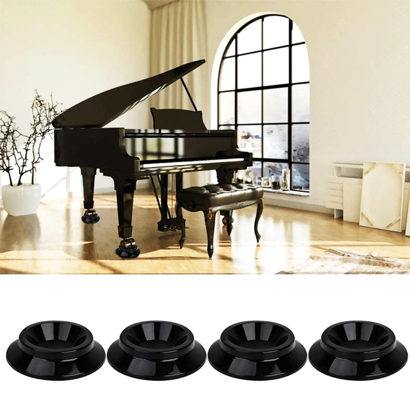Wheel anti-slip piano foot pads Sound insulation and noise reduction piano protection pads Stool chair floor protection foot pad accessories