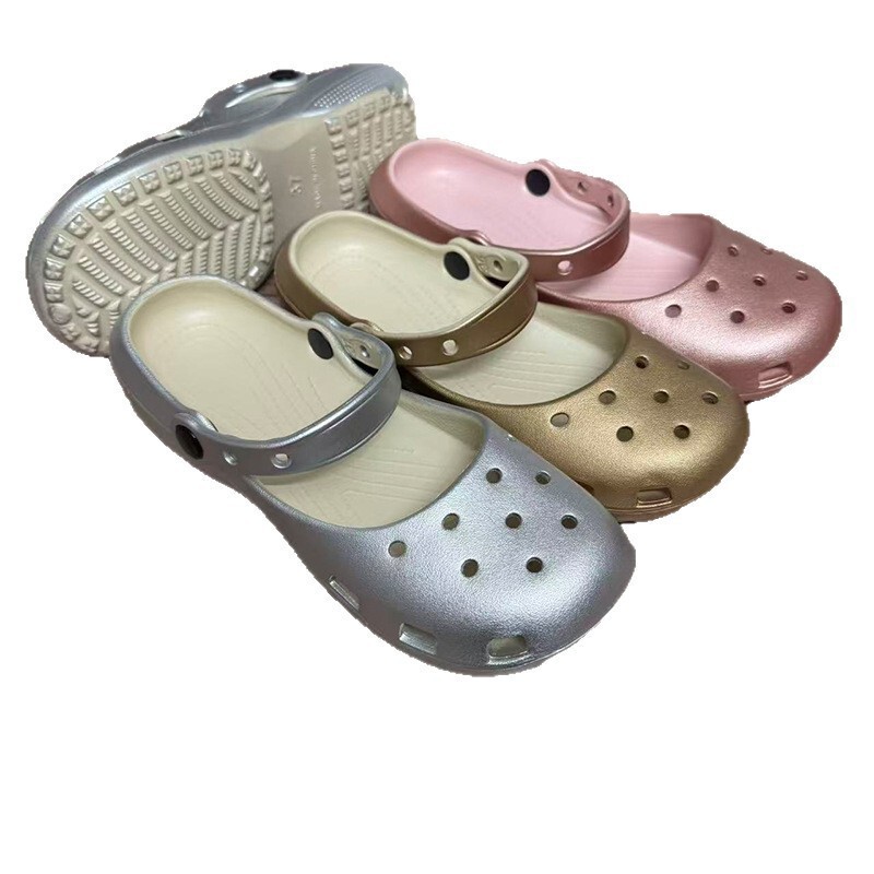 2026 Summer New Ballet Dance Shoes for Women, Spray-Painted Clogs, Eva Fashion Soft Sole Sandals, Garden Shoes, Beach Sandals