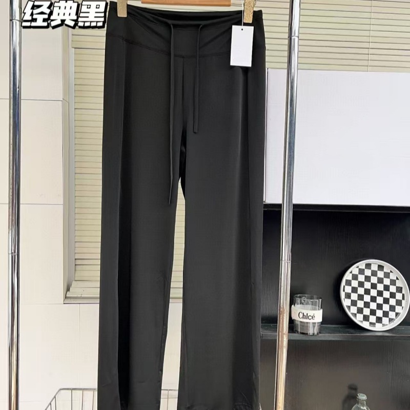 25年Lu女士宽松亲肤薄款垂感户外面膜防晒防蚊运动阔腿裤高弹超薄|undefined